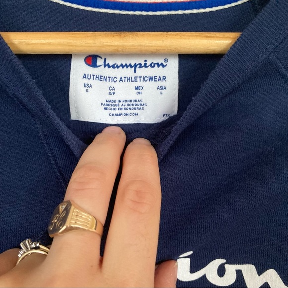 Navy blue Champion Crewneck sweatshirt - Picture 5 of 5